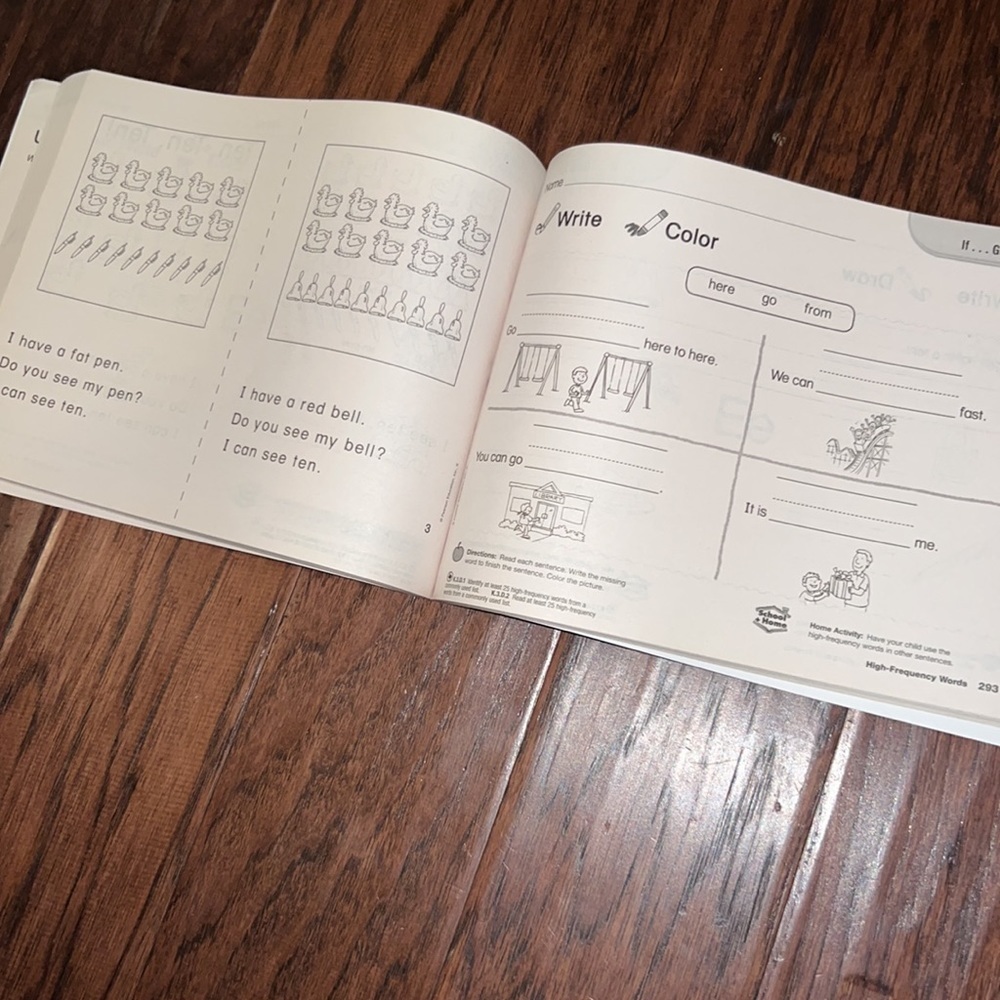Kindergarten grade K reader’s & writer’s notebook school practice workbook - Picture 11 of 13